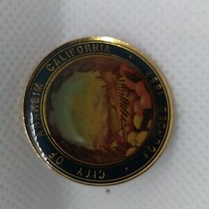 City of Anaheim Founded in 1857 Lapel Pin